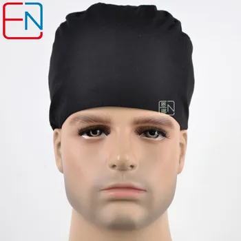 

Hennar Surgical Scrub Caps Mask 100% Cotton Adjustable Size Comfortable Hospital Working Solid Printed Medical Scrub Caps Unisex