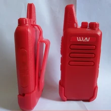 2 set/lot WLN walkie talkie UHF 400-470mhz Red color 1500mAh fashion shape latest CB ham radio portable radios for sale