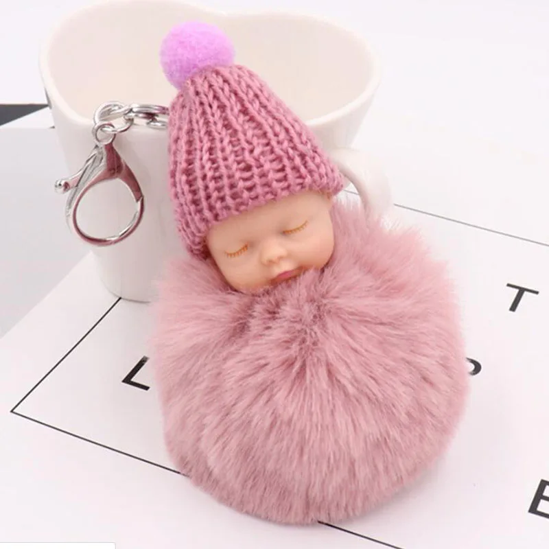 

30pcs/lot Baby Shower Party Favors Guest Giveaway Sleeping Baby Keychains Personalized Gift Bags Decoration For Wedding Souvenir
