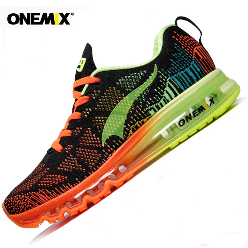 

NEW ONEMIX Men's Running Shoes Music Rhythm Sneakers Men Breathable Mesh Outdoor Sport Shoes Men Light Male Shoe Size EU 39-47