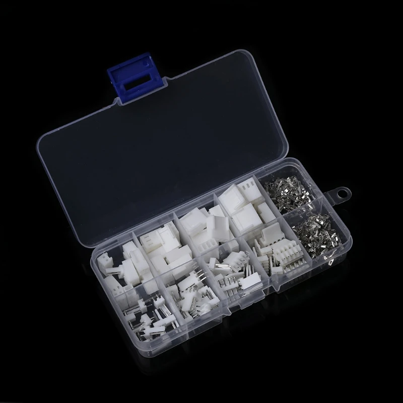 

OOTDTY 40 Sets Kit 2P 3P 4P 5P 2.54mm Pitch Terminal Housing Pin Header Connector Adaptor