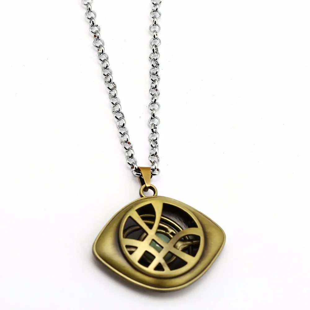 

Three-Dimensional Beaded in Hollow Pendant Necklace Doctor Strange Steven Strange Two Color Necklaces Unique Design