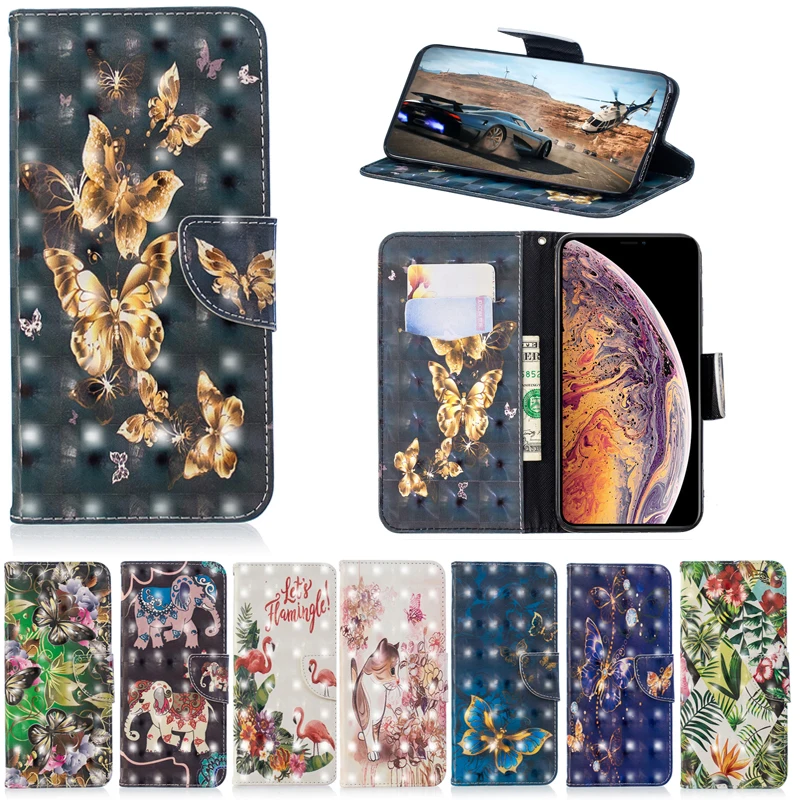 Роскошный чехол кошелек с откидной крышкой для Samsung Galaxy A8 A6 Plus J4 J6 2018 J3 J5 2017 S8 S9 Prime