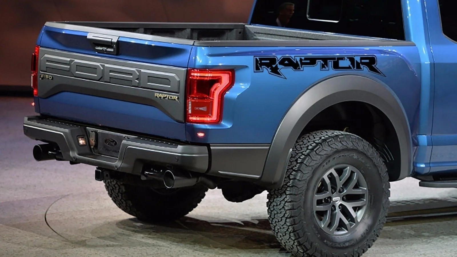 Виниловые наклейки для грузовиков (2 шт.) Ford Raptor F 150 SVT graphics логотип задней кровати