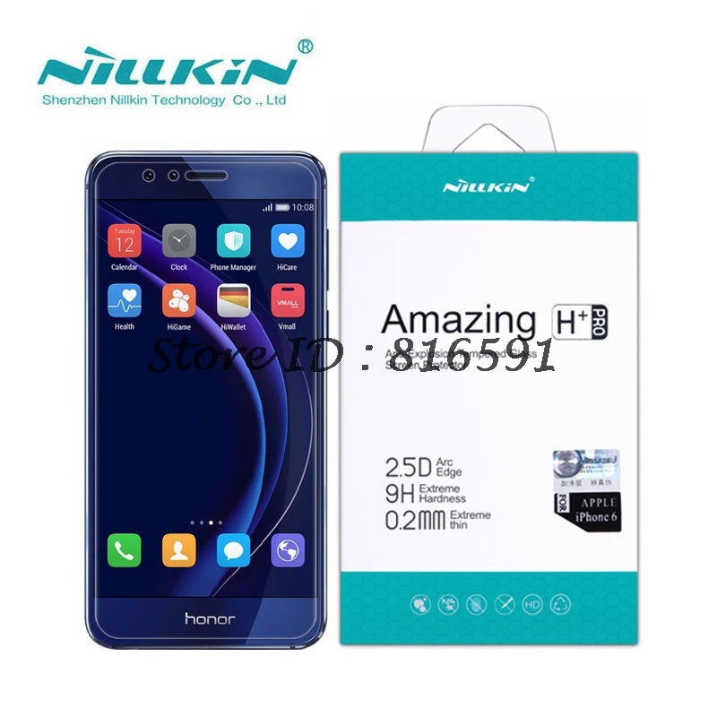 Huawei Honor 8 Tempered Glass Huawei Honor 8 Glass Nillkin Amazing H+Pro Front Screen Protector For Honor8 5.2 inch