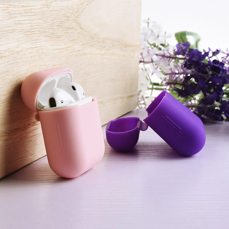 

Soft Silicone Case For Apple AirPod Earphone Cases Ultra Thin Air Pods Protector Case For Apple Airpods Shockproof Cover