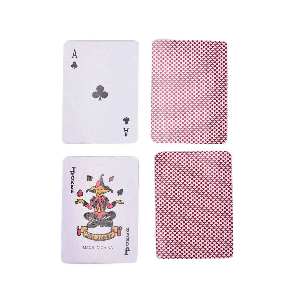 Портативные игральные мини-карты, маленький покер, интересные игральные карты, настольные игры, наружные путешествия, мини размер, Pokers 5,5*4 см