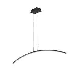 Пост современный простой светодио дный светодиодный подвесной светильник Nordic столовая офис креативный черный белый Железный арт Arcuate