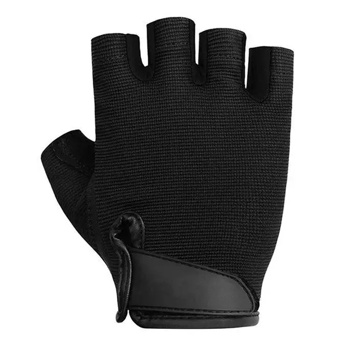 Перчатки для фитнеса спортивные силовые велосипедные перчатки мужские пара черные упражнения взрослые Тяжелая атлетика пальцев гребная половина сцепление модный тренд
