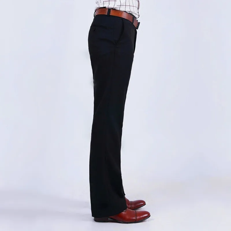 Осенние и зимние шерстяные брюки, мужские деловые прямые костюмы, мужские брюки, штаны, уплотненные теплые брюки, размер 28-35 36