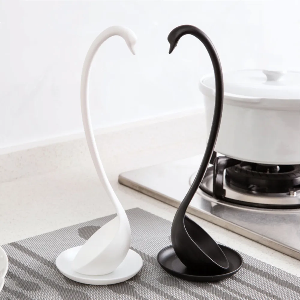 Swan Ladle Spoons Unique Swan Shaped Ladle Special Swan Spoons Useful Kitchen Cooking Tool Plastic Ladle Home Table Decor