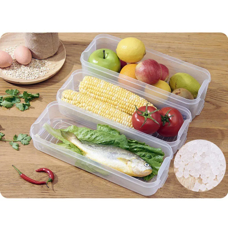 

2019 Storage Bins Refrigerator Storage Box Food Storage Containers With Lid For Kitchen Fridge Cabinet Freezer Desk Organizer