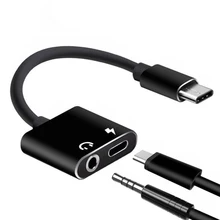 Usb type C до 3,5 мм разъем для наушников адаптер для huawei xiaomi 9 samsung Aux аудионаушники с кабелем зарядное устройство зарядный USB-C конвертер