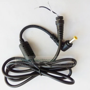 

Right Angle DC Power Cable 5.0x3.0MM Male Power Plug With Magnetic Ring Filter For Laptop About 1.2M/Free Shipping/15PCS