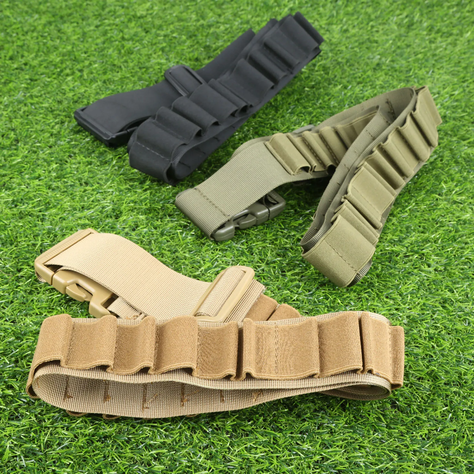 

Shotgun Shell Bandolier For 12GA Shotshell Tactical Rifle Waistband Ammo Carrier Shell Holder Cartridge Belt Strap Outdoor Tools