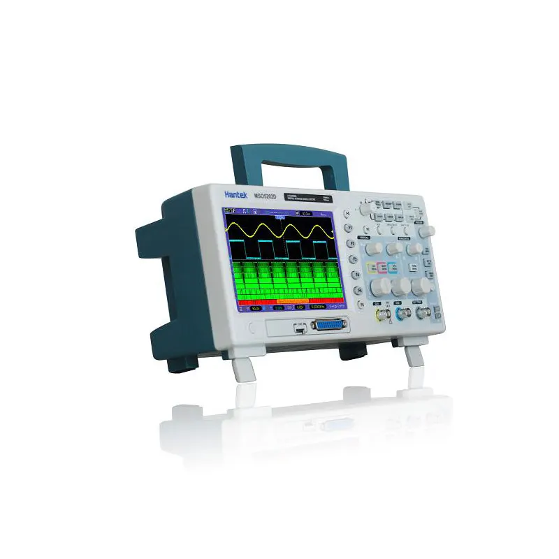 

free shipping hantek DSO5202B Digital 200MHz 2Channels Bench Oscilloscope Scopemeter 1GS/s USB 7'' Color