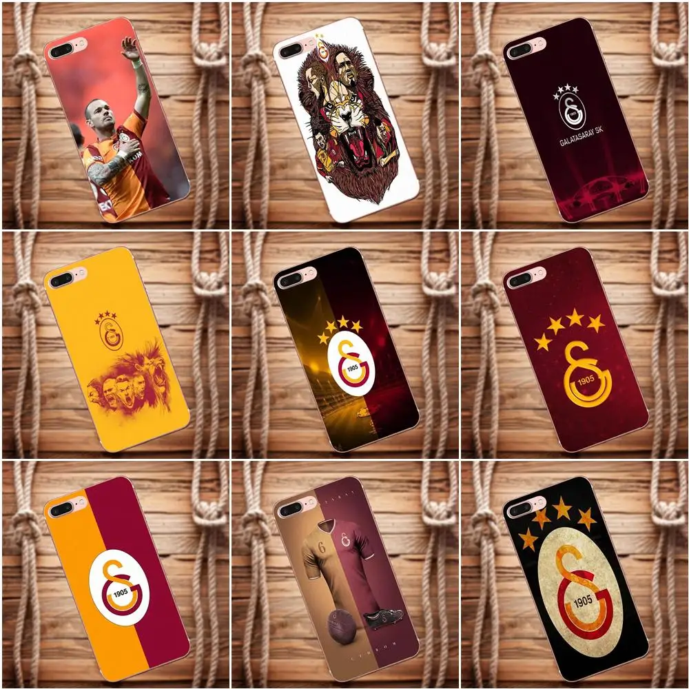 

Vvcqod For iPhone X 4 4S 5 5C 5S SE 6 6S 7 8 Plus For Moto G G2 G3 Soft Fashion Cover Case Cool Nice Galatasaray