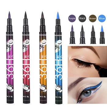 

4Colors New 36H Liquid Eyeliner Pencil Waterproof Pen Precision Long-lasting Liquid Eye Liner Smooth Beauty Make Up Tools
