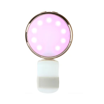 

Portable Phone Selfie Ring Flash Led Light Fill Lamp Enhancing Camera Lens Spotlight Universal Clip for Photography Video