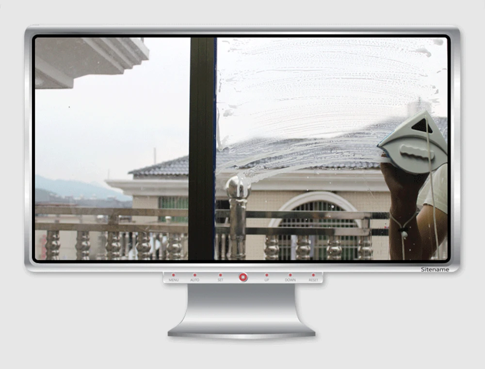 360 градусов двухстороннее Регулируемое Магнитное мытье окон очиститель 3-24 мм толщина мытья окна Чистящая щётка