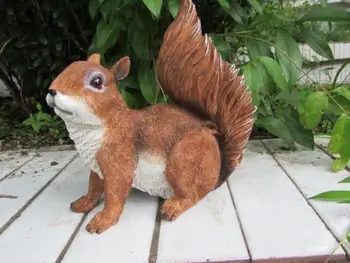 

squirrel Decoration Resin Crafts Imitation Wood Carving Home Decorations Souvenirs(A926)