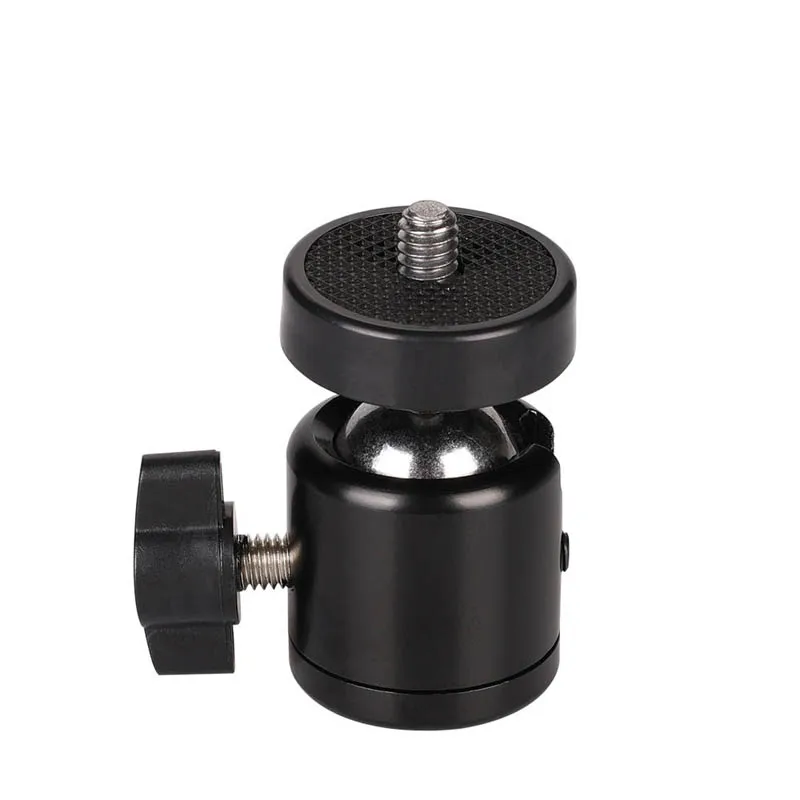 

High Quality Universal Mini Ballhead for Photo Studio Camera/Stand Tripod Ball Head with 1/4" to 3/8" Adapter