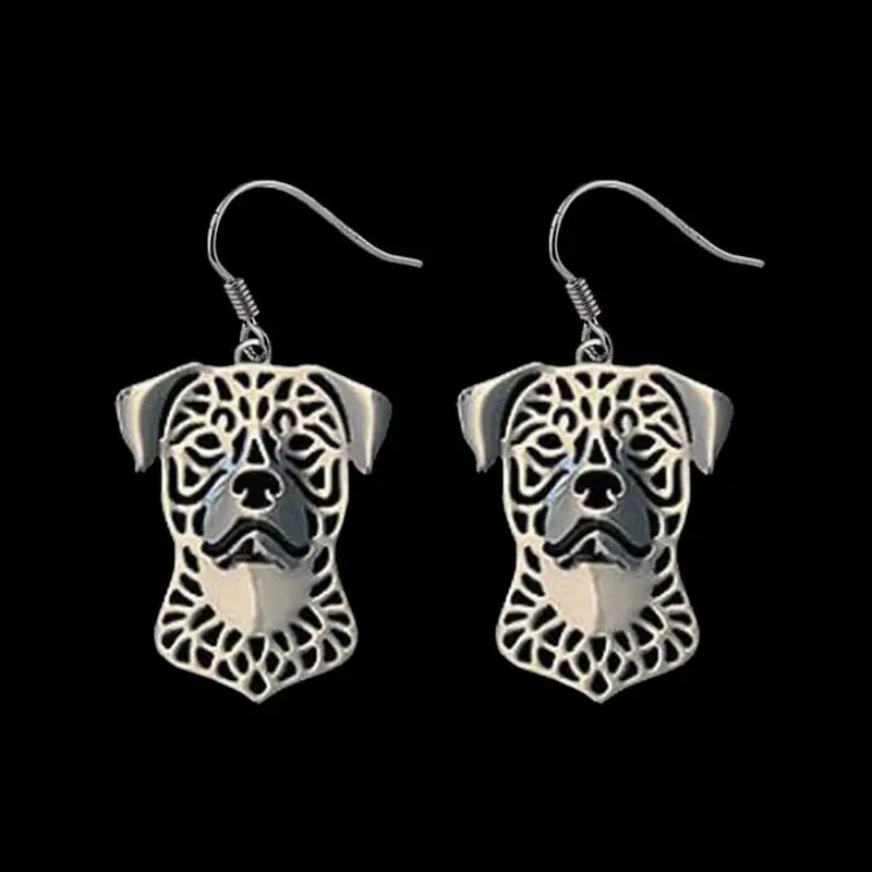 

2019 Women's Jewelry Dog Earrings Female Rottweiler Dog Earrings