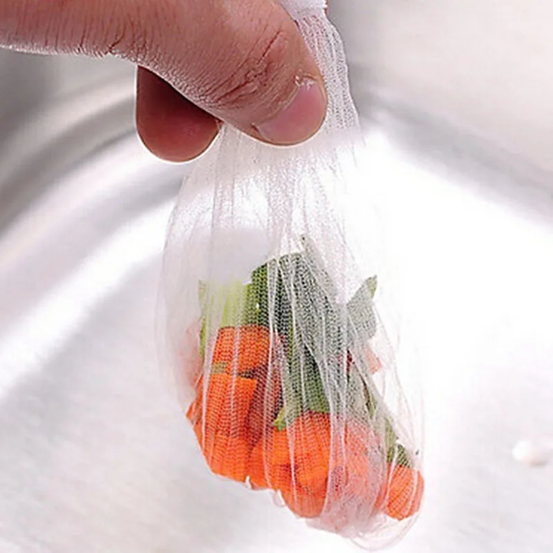 30/100 шт одноразовые раковина сито для муки Фильтр отходов сумки непроницаемый остатков овощей фильтровальные Мешки