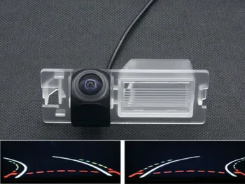 

Reverse Camera 1080P Fisheye Lens Trajectory Tracks Car Parking Rear view Camera for Fiat Bravo 2011 Car Camera