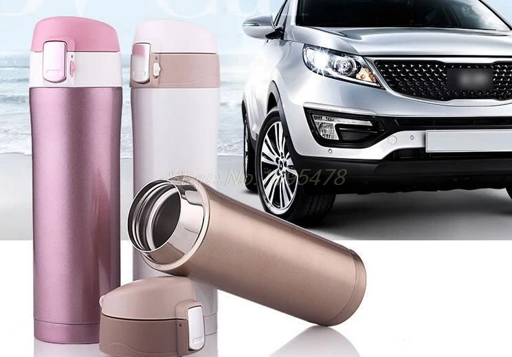 50PCS 450ml Thermoses Stainless Steel Insulated Thermos Cup Coffee Mug Travel Drink Bottle Garrafa Termica Thermo Mug