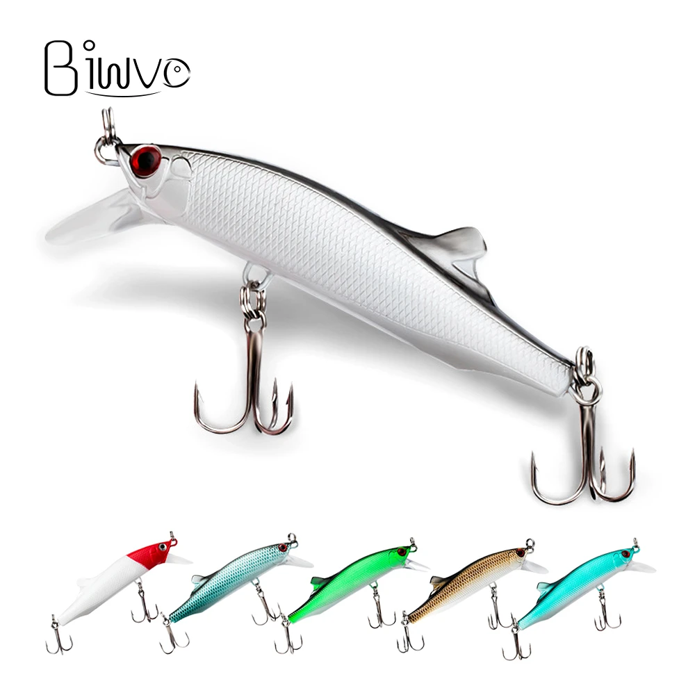 Biwvo Minnow Воблер для рыболовной наживки зимний рыболовный воблер Кривошип