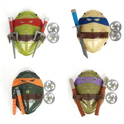 Новых черепах игрушка в доспехах Книги об оружии Turtles Shell детей подарки на день рождения милые вечерние маски косплей подарки для детей