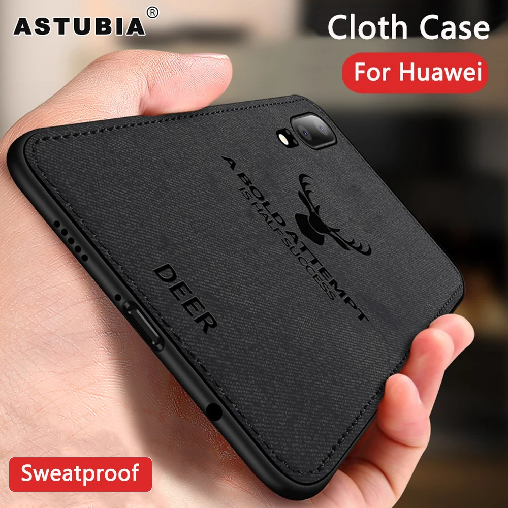 

Case For Huawei P20 Lite Case Pro Cloth Deer Cover For Honor 10 V10 8X Note 10 9 Mate 10 P10 Lite Nova 3 3i Case P Smart Plus