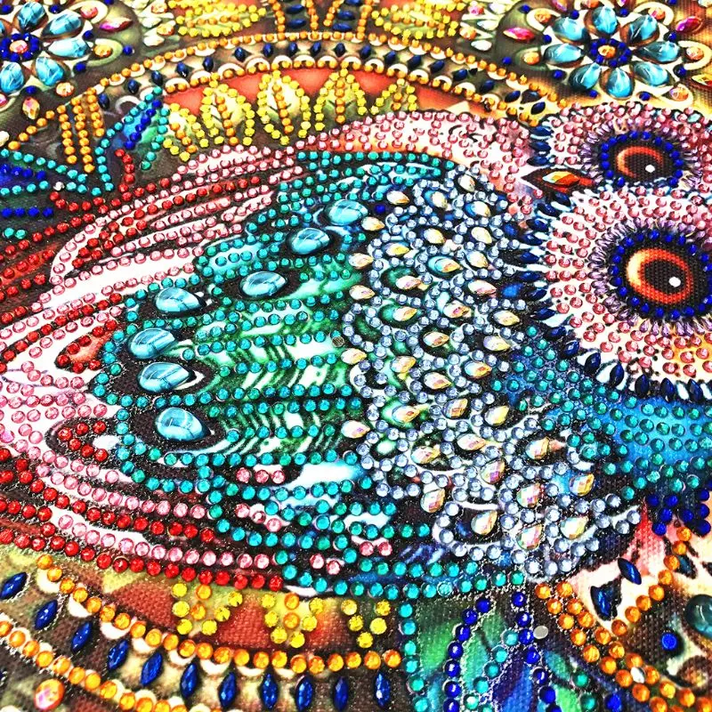 Owl 5D Special Shaped Diamond Painting Embroidery Needlework Rhinestone Crystal Cross Craft Stitch Kit DIY