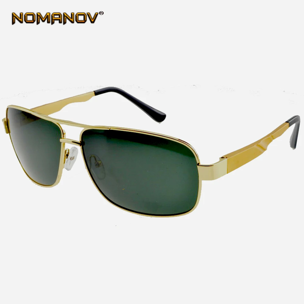 NOMANOV Pilot Designer Comfort AL mg MyopiaPolarized солнцезащитные очки на заказ близорукие линзы без