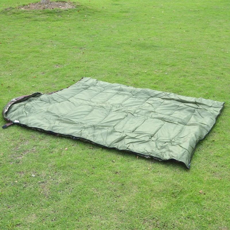Высококачественный хлопковый спальный мешок для кемпинга 15~ 5 градусов, Стильные армейские или военные или камуфляжные спальные мешки