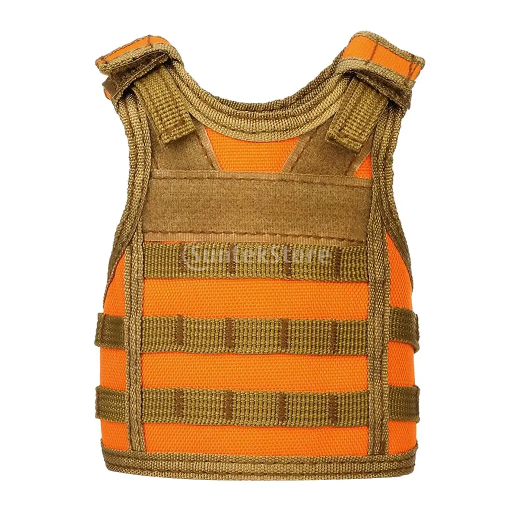 Mini Military Army Tactical MOLLE Vest Style Beers Sleeve Cans Cover Bottles Stubby Holder Cool Bottle Decoration