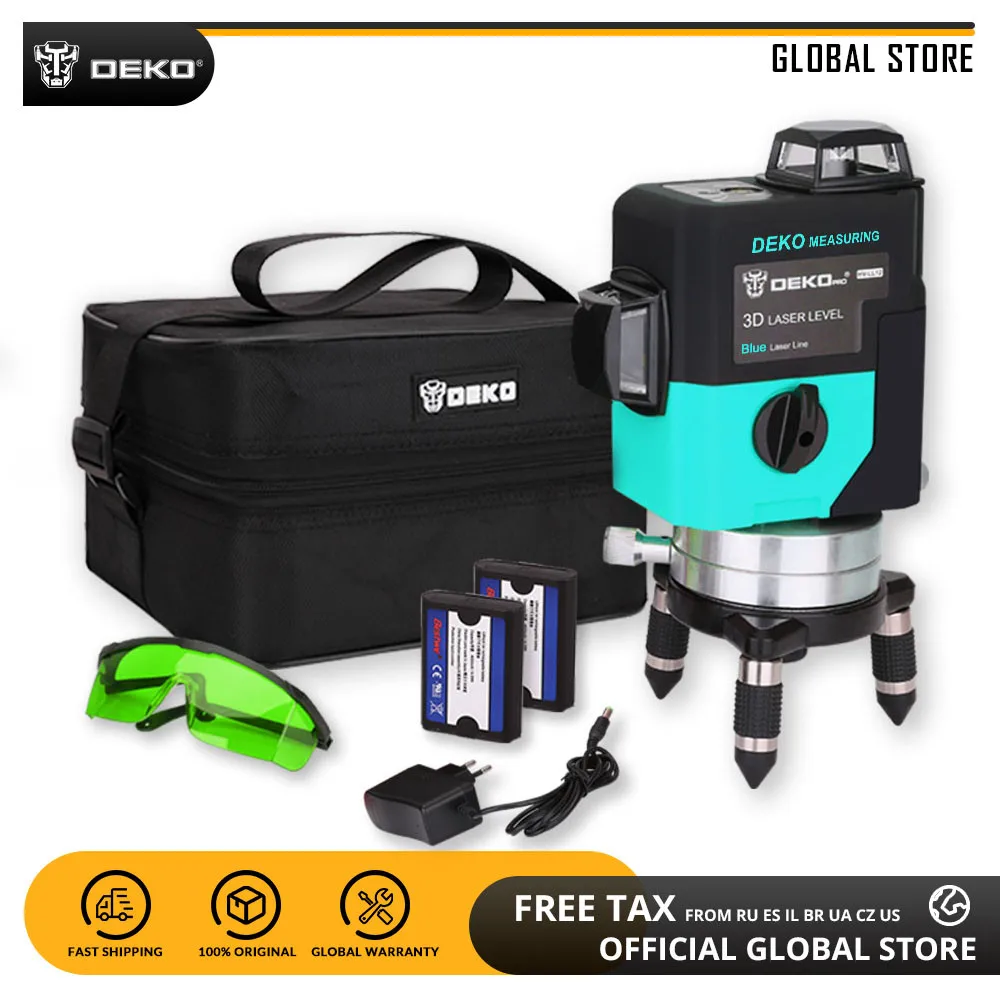 Deko Ll12 Hvg 12 Lines 360 Degrees Rotary 3d Green Laser Level Tilt Slash Available Auto Line Laser Level Green Cross Line Laser Levels Aliexpress