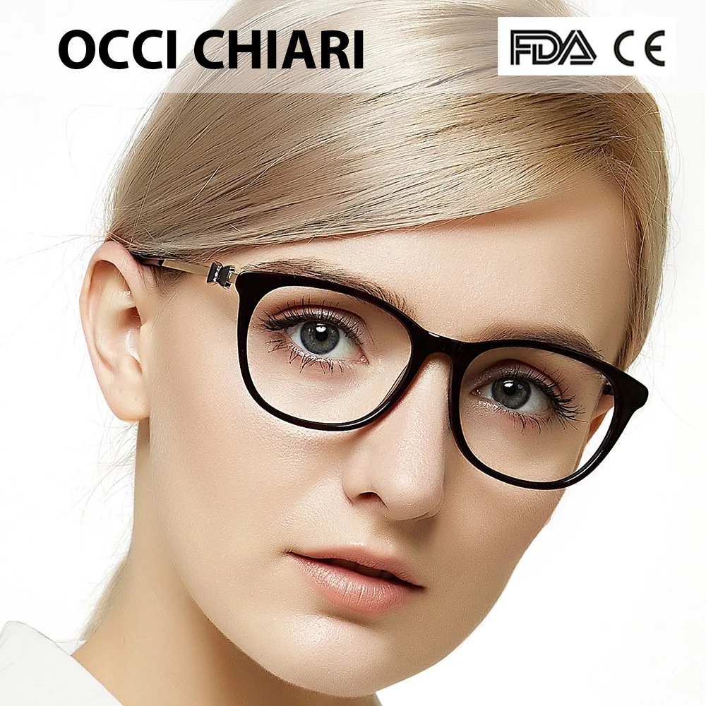 Новинка, женские очки в винтажном стиле, овальная оправа, женские очки oculos de Eyewear OCCI CHIARI OC7032