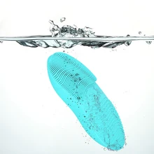 Очищающая щетка для лица, Мини электрическая ультразвуковая щетка для лица, горячая вибрация, массажный очиститель для лица, чистка омертвевшей кожи