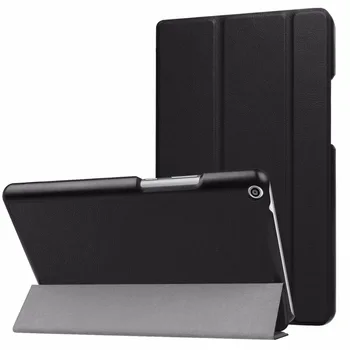 

For Huawei MediaPad T3 8.0 inch Custer Texture Horizontal Flip Leather Case with 3-folding Holder