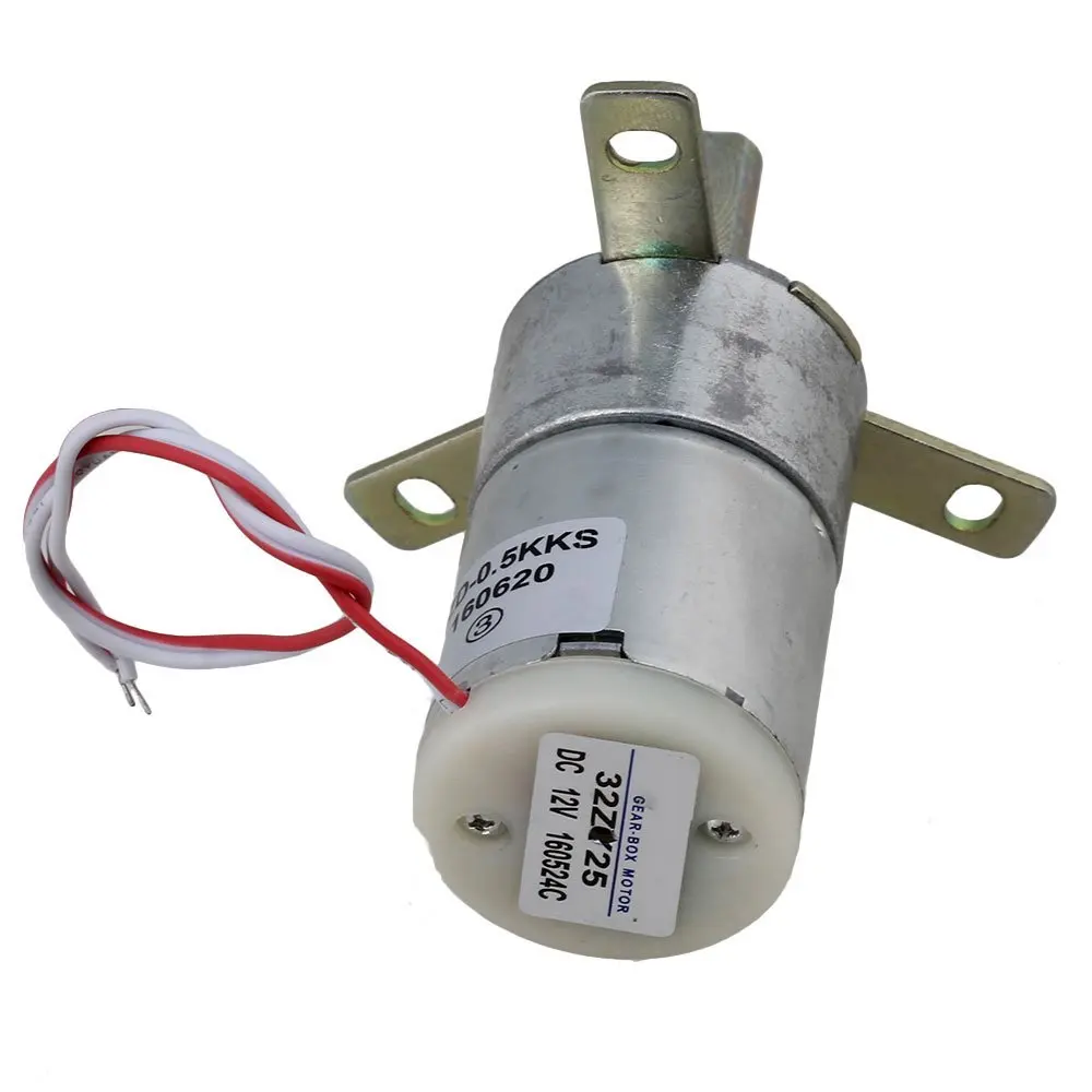 High Torque 12V DC 25 RPM Gear-Box Stabilivolt Electric Motor Replacement