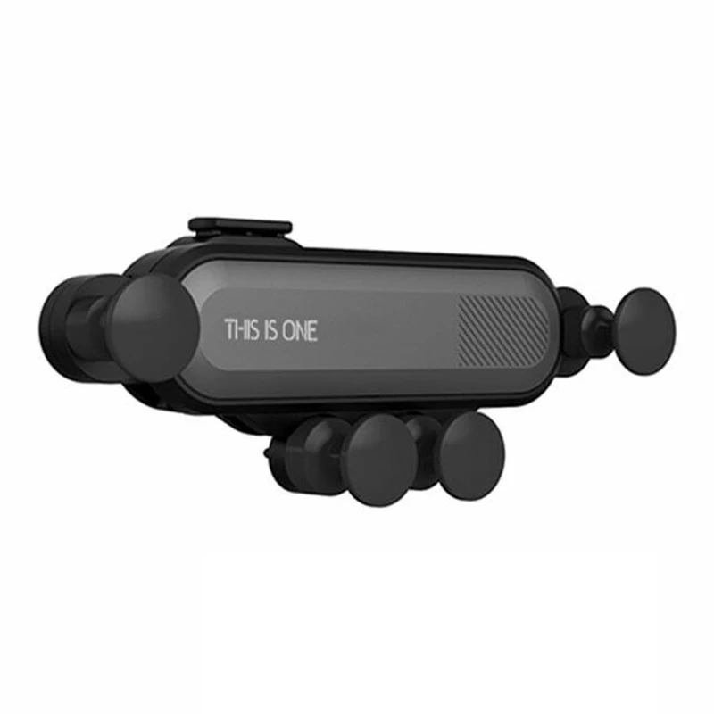 

Clamp Phone Mount Holder For smartphones 120*27.5mm 1pc Air Outlet Snap-type Gravity Sensor Navigation Bracket