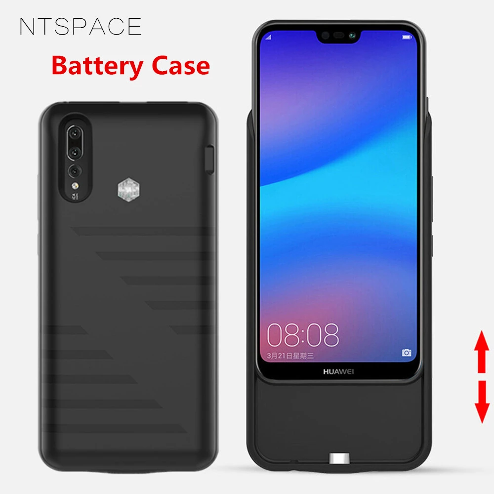 

NTSPACE Portable Power Bank Charging Case for Huawei P20 P20 Pro External Pack Backup Battery Charger Cases for Huawei P20 Pro