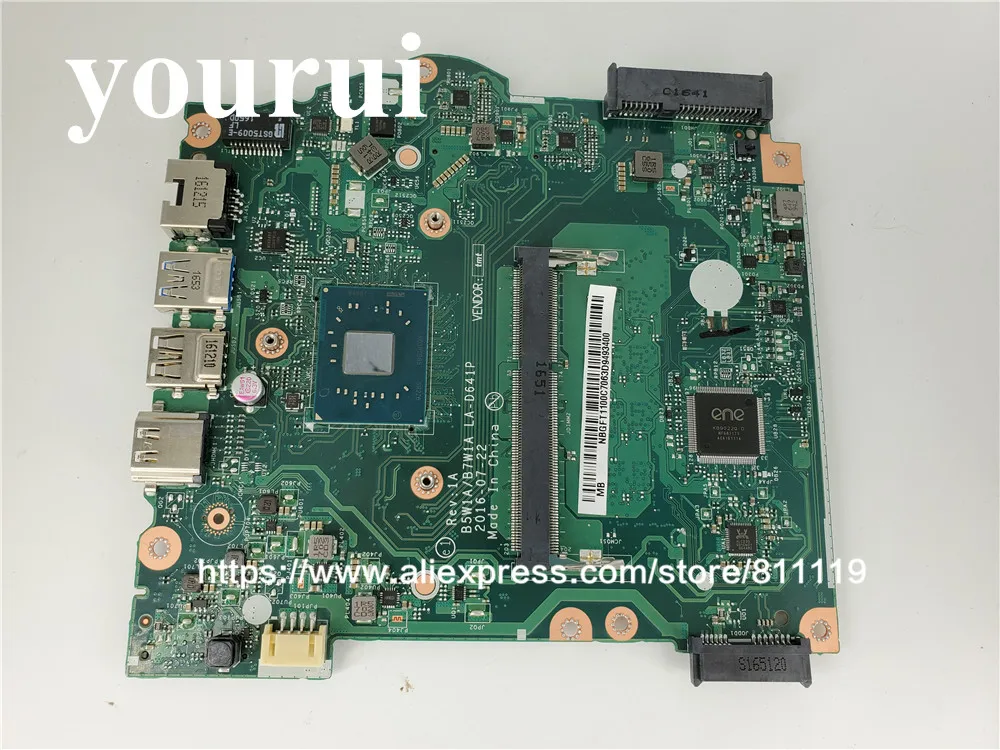 

For Acer ES1-533 Laptop Motherboard With N3450 1.1Ghz CPU NB.GFT11.00C NBGFT1100C LA-D641P MB 100% Tested Fast Ship