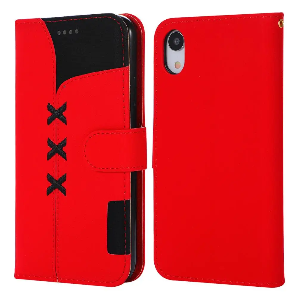 

JYERAECOM Flip PU Leather + Wallet Cover Case For Coque IPhone 6 6S 7 plus 8 X XS max XR Case