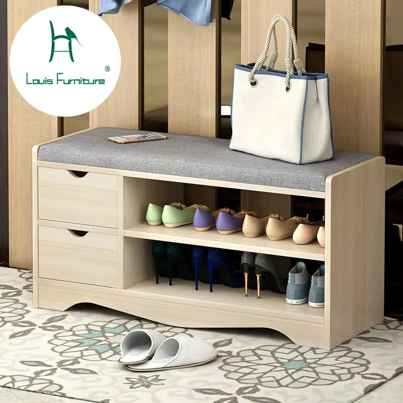

Louis Fashion Shoe Racks Simple Home Economy Door Shoe Rack Shoes Stool Multifunction Storage Stool Shoes Stool Dustproof