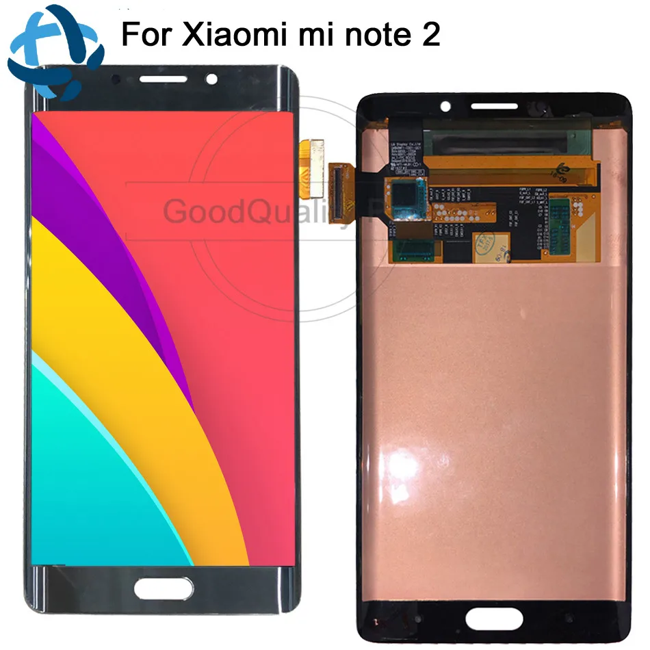 

5.7"For Xiaomi Mi Note 2 LCD Display Touch Screen Digitizer Assembly Note2 1920x1080 Xiaomi Mi Note 2 Display Replacement