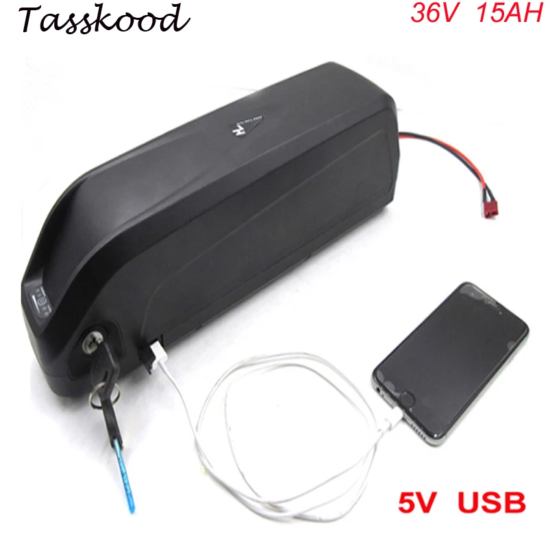 Hailong 36v ebike battery pack with USB port 36V 15ah 500w font b electric b font