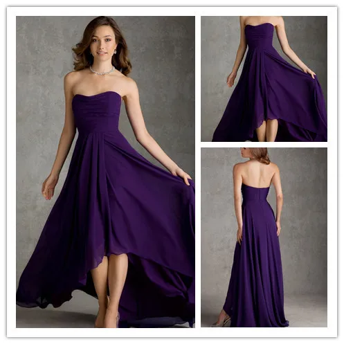 purple summer wedding dress
